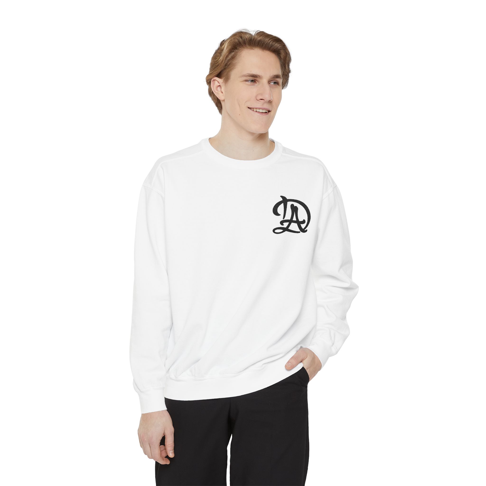 Unisex Garment-Dyed Sweatshirt - Image 3