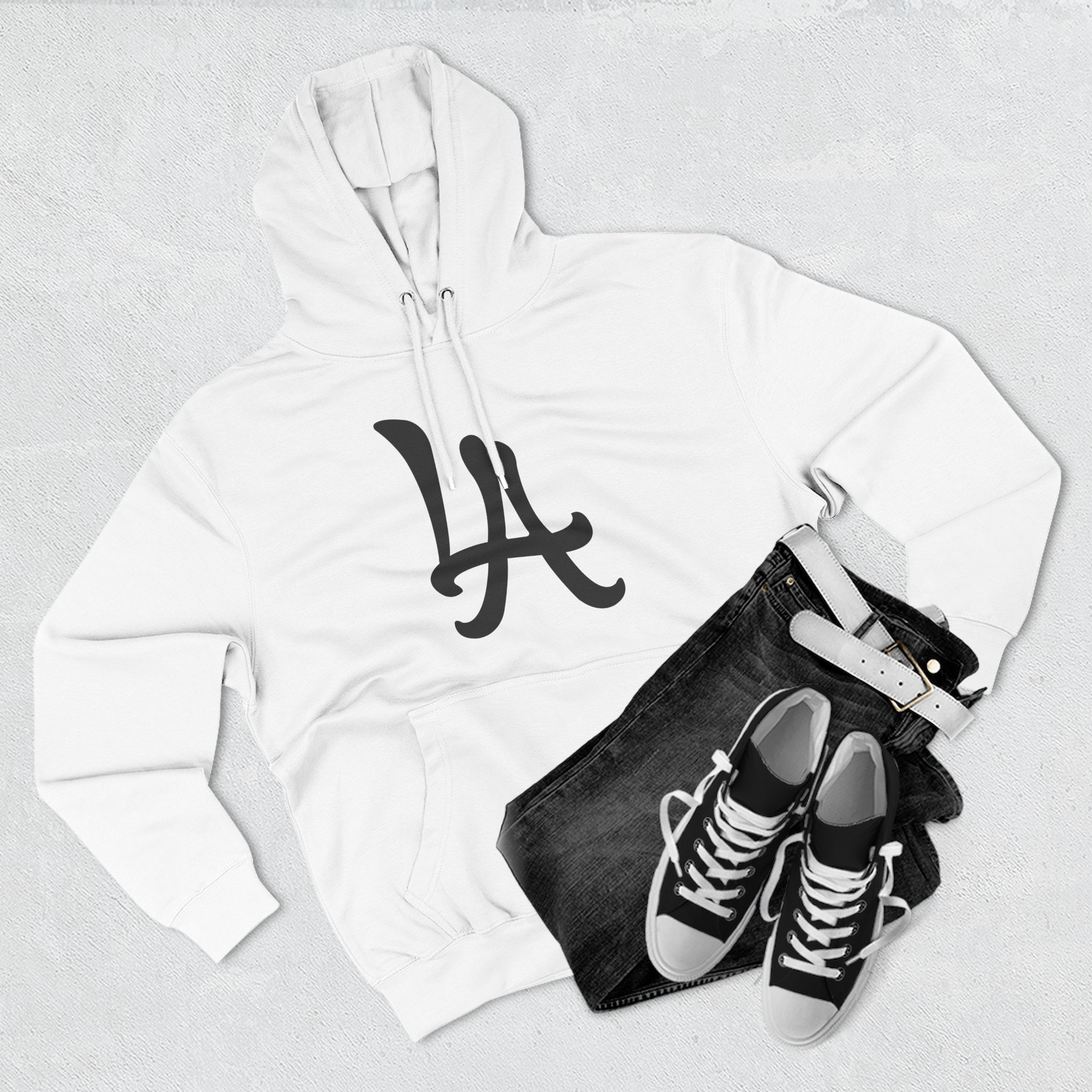 Three-Panel Fleece Hoodie - Image 3