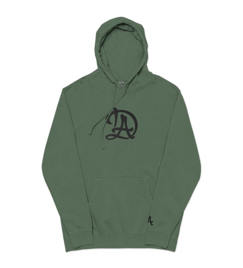 Unisex Pigment-Dyed Hoodie (Embroidery)